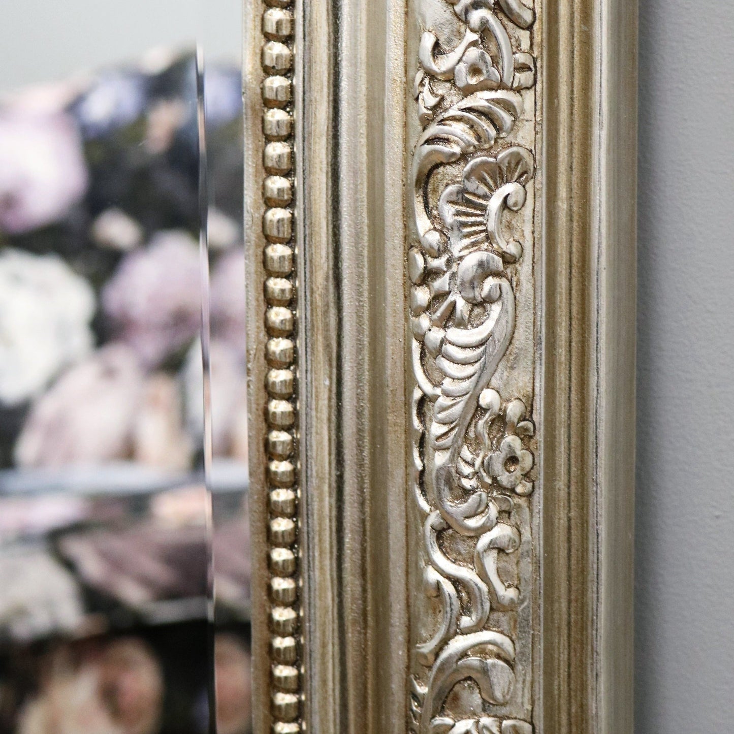 Kensington - Specchio Ornamento Champagne a Tutta Lunghezza 196cm x 100cm