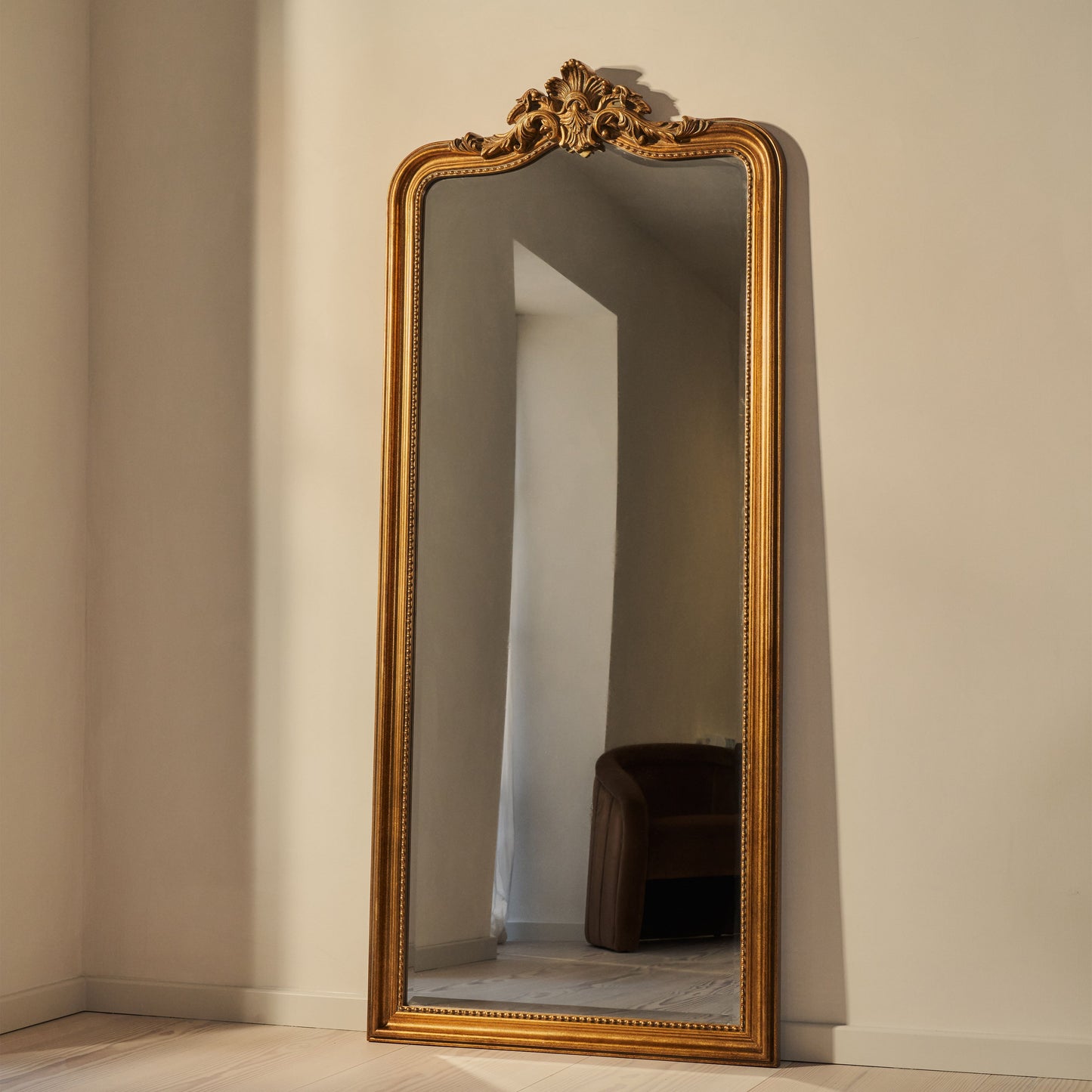 James - Specchio ad Arco a Figura Intera Oro 189cm x 80cm