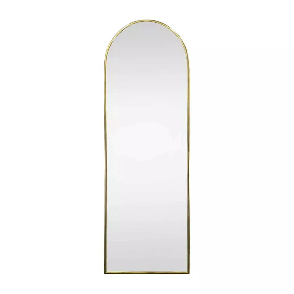 Miroir Décoratif Mural Arc Michi - Cadre Doré Élégant - 110 x 50 cm