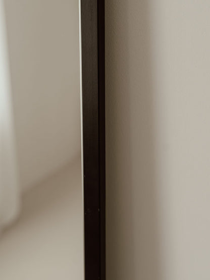 Grande Specchio da Terra Rettangolare 180x100 Nero