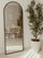 Specchio da Terra Grande Ovale 180x70 Nero
