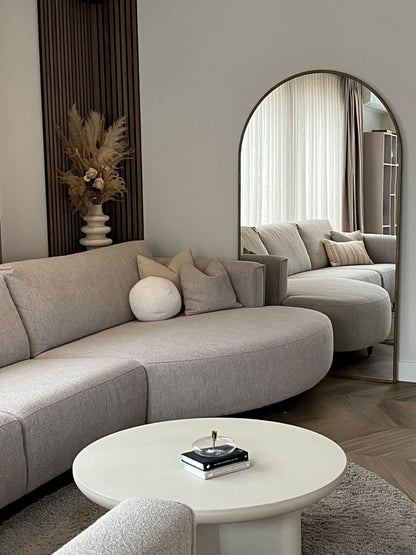 Grande Specchio da Terra Ovale 180x100 Bronzo