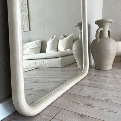 Amora - Specchio ad Arco Grande a Figura Intera in Cemento 190cm x 100cm