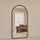 Amora - Specchio ad Arco in Legno Caldo a Figura Intera Grande 180cm x 90cm