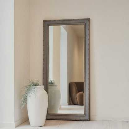Antoine - Specchio Rettangolare Grande in Legno Lavato a Figura Intera 166cm x 79cm