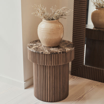 Sloane - Specchio ad Arco Premium Grande Legno Caldo 180cm x 100cm