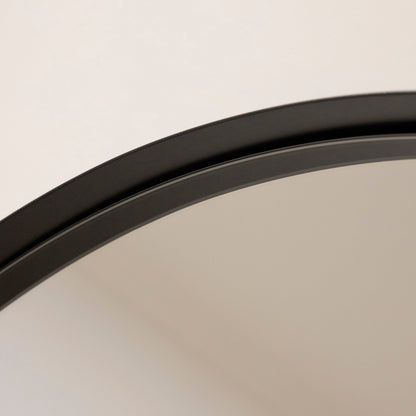 Arcus - Specchio ad Arco in Metallo Nero a Figura Intera 200cm x 90cm