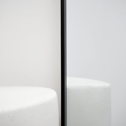 Aria - Specchio Grande in Metallo Nero a Figura Intera 180cm x 90cm