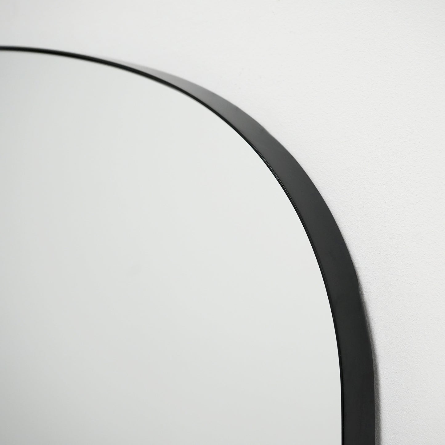 Aria - Specchio Grande in Metallo Nero a Figura Intera 180cm x 90cm