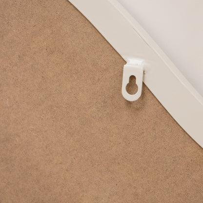 Ava - Specchio Irregolare a Forma di Stagno Ecru 100cm x 70cm