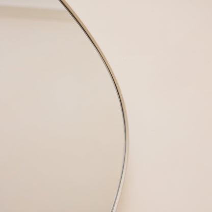 Ava - Specchio Irregolare a Forma di Stagno Ecru 100cm x 70cm