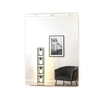 Edge - Specchio Rettangolare Senza Cornice Grande 120cm x 90cm