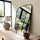 Bowness - Specchio da Parete ad Arco in Metallo Contemporaneo Nero 90cm x 75cm