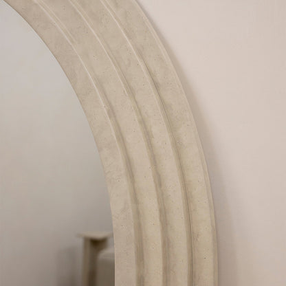 Luciana - Specchio ad Arco in Cemento a Figura Intera 180cm x 110cm