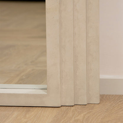 Luciana - Specchio ad Arco in Cemento a Figura Intera 180cm x 110cm