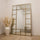 Camden - Specchio a Finestra Industriale in Metallo a Figura Intera Oro 179cm x 119cm
