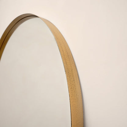 Arcus - Specchio ad Arco Alto in Metallo Dorato 200cm x 90cm