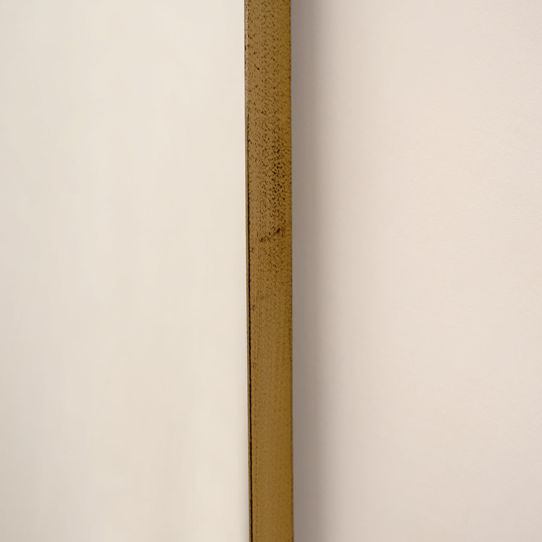 Arcus - Specchio ad Arco Alto in Metallo Dorato 200cm x 90cm