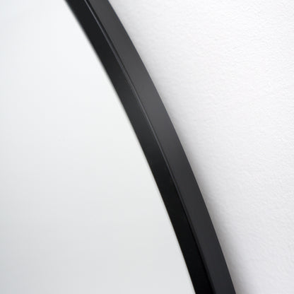Liberty - Specchio in Metallo ad Arco Nero a Figura Intera 160cm x 60cm