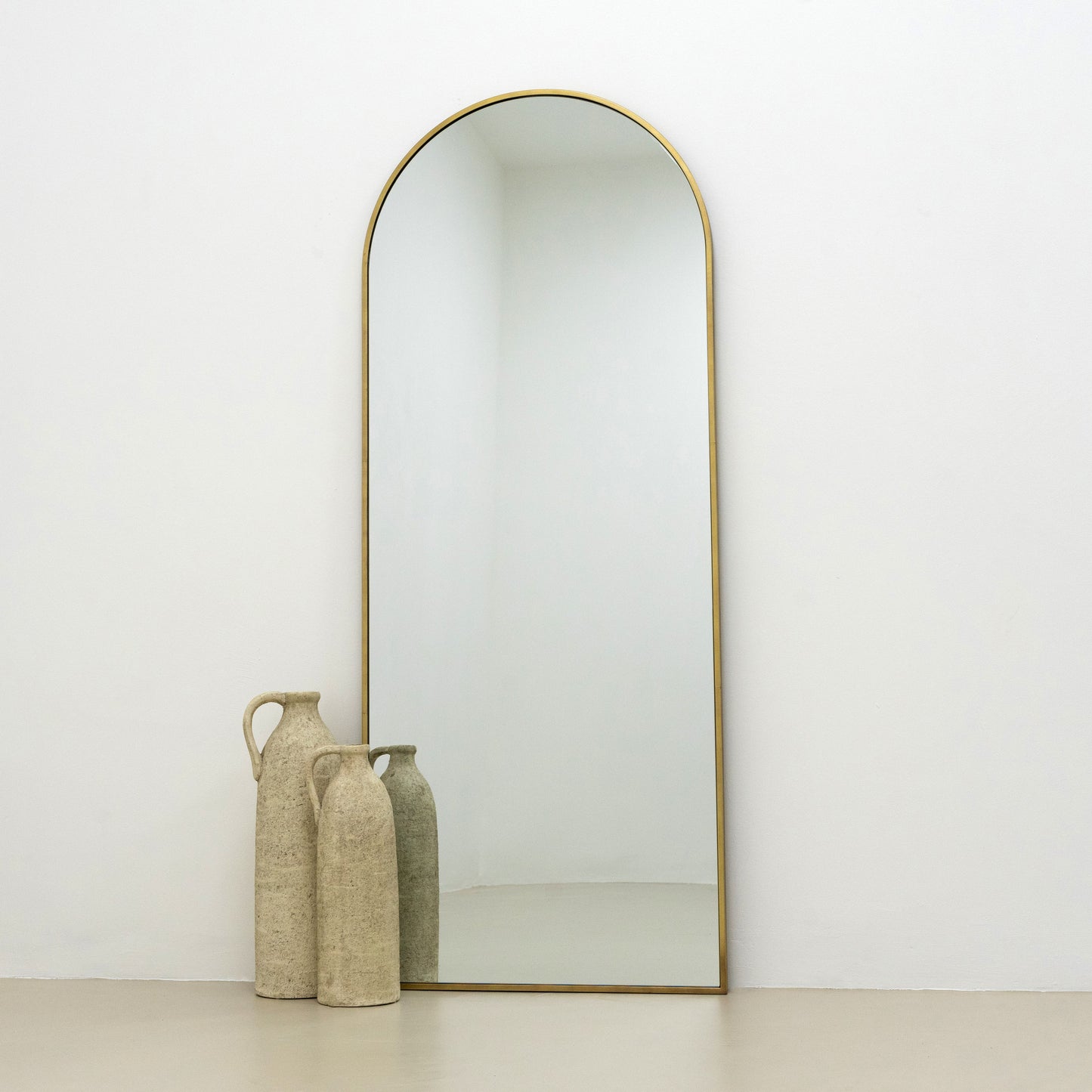 Liberty - Specchio ad Arco Grande in Metallo Dorato a Figura Intera 160cm x 60cm