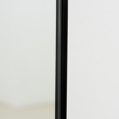 Theo - Specchio Grande ad Arco in Metallo Nero a Figura Intera 160cm x 50cm