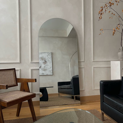 Edge - Specchio Grande ad Arco a Figura Intera Senza Cornice 179cm x 80cm