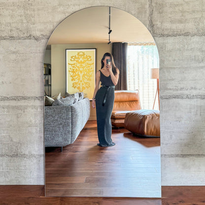 Edge - Specchio Grande ad Arco Senza Cornice a Figura Intera 179cm x 110cm