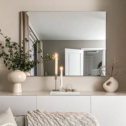 Edge - Specchio Rettangolare Senza Cornice Grande 120cm x 90cm