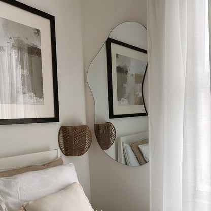 Edge - Specchio Grande a Laghetto Irregolare Senza Cornice 120cm x 70cm