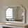 Elena - Specchio ad Arco in Legno Lavato Bianco 100cm x 75cm
