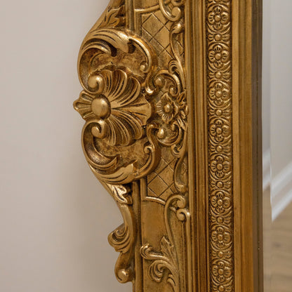Ella Grande - Specchio da Terra Decorato Oro 190cm x 140cm