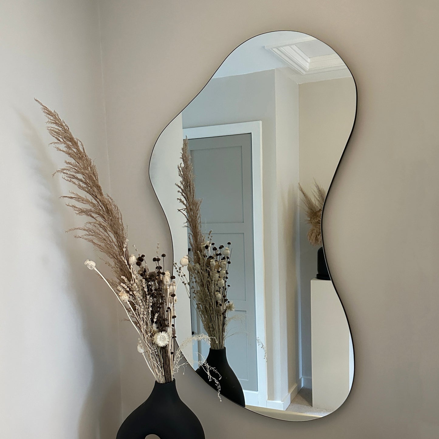 Edge - Specchio Grande a Laghetto Irregolare Senza Cornice 120cm x 70cm