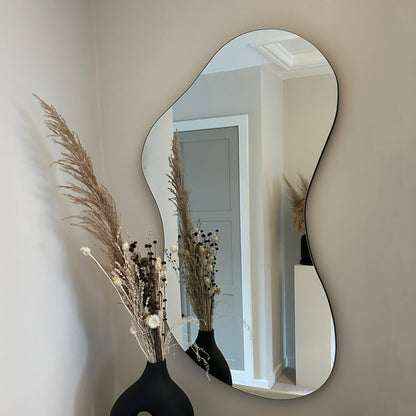 Edge - Specchio Grande a Laghetto Irregolare Senza Cornice 120cm x 70cm