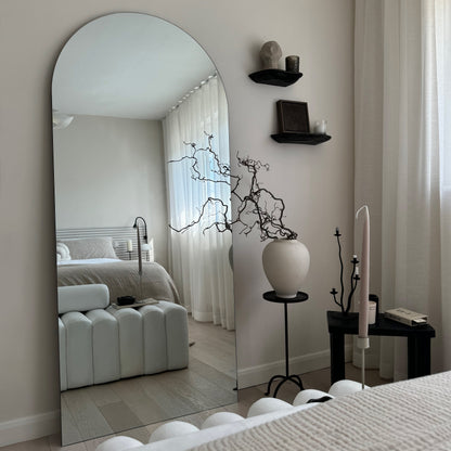 Edge - Specchio Grande ad Arco a Figura Intera Senza Cornice 179cm x 80cm