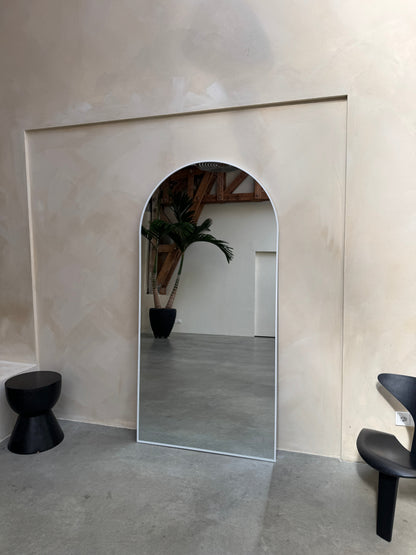Miroir Rectangulaire Moon Loft - Style Industriel et Chic - 200cm x 100cm Blanc