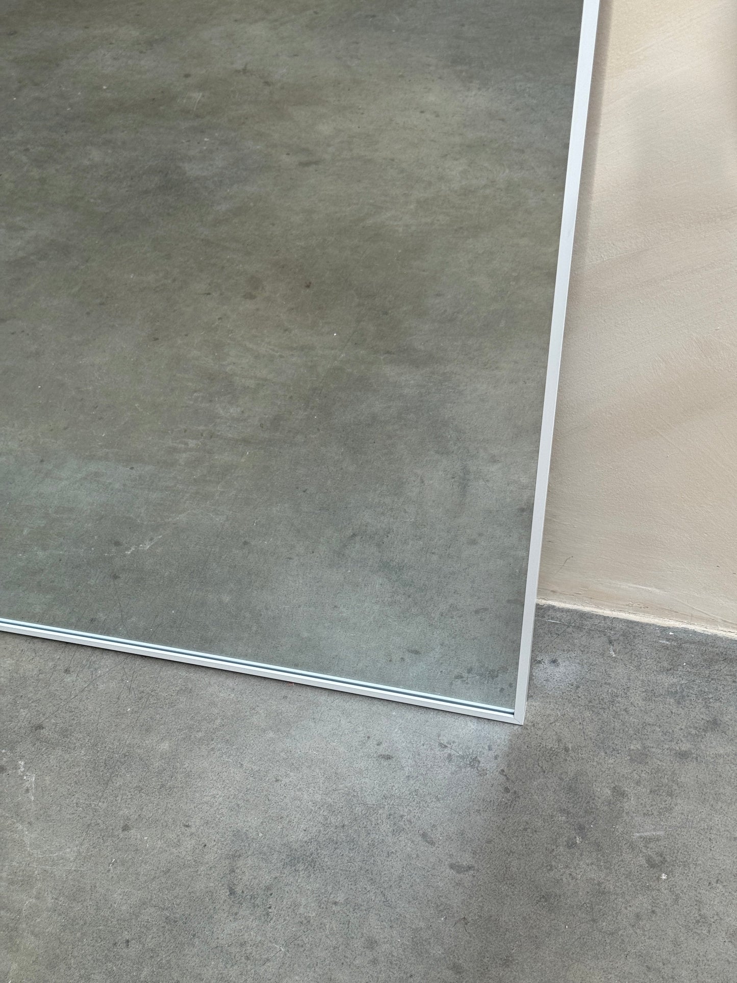 Miroir Rectangulaire Moon Loft - Style Industriel et Chic - 200cm x 100cm Blanc