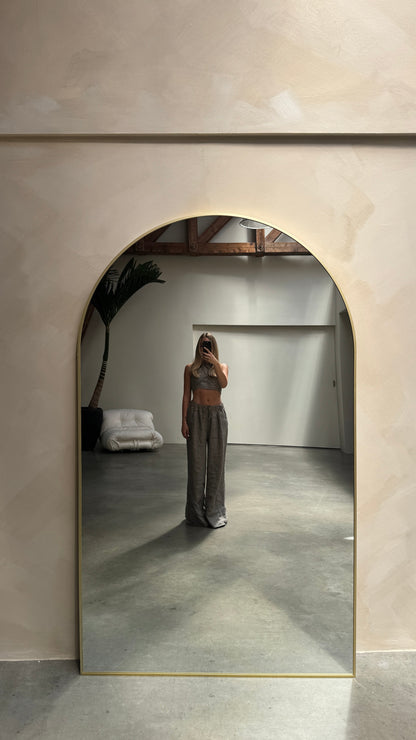 Specchio Gigante Moon - Design Senza Tempo Oro - 200 cm x 120 cm