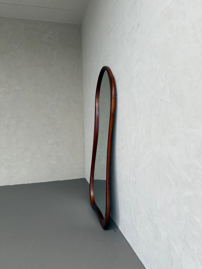 Specchio da Terra Organico in Legno Mira Walnut – 200 x 100 cm