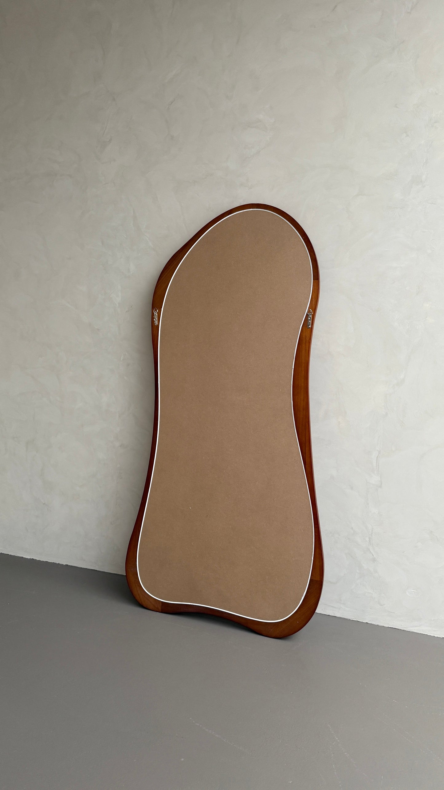 Specchio da Terra Organico in Legno Mira Walnut – 200 x 100 cm