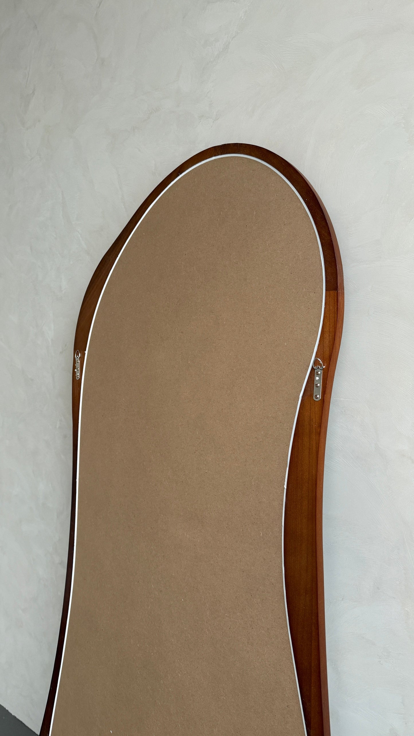 Specchio da Terra Organico in Legno Mira Walnut – 200 x 100 cm