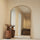 Isla - Specchio ad Arco in Metallo Dorato a Figura Intera Grande 190cm x 120cm