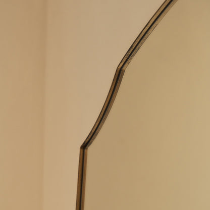 Isla - Specchio ad Arco in Metallo Dorato a Figura Intera Grande 190cm x 120cm