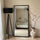 Islington - Specchio Industriale in Metallo Nero a Figura Intera 170cm x 80cm