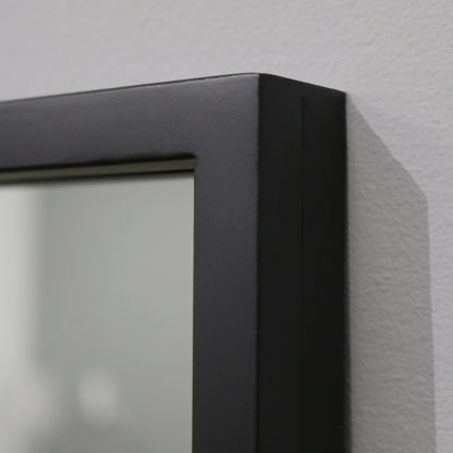 Islington - Specchio Industriale in Metallo Nero a Figura Intera 170cm x 80cm