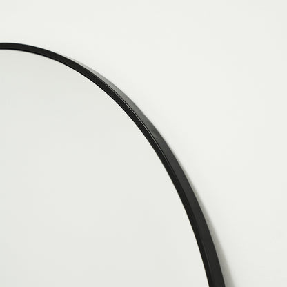 Liberty - Specchio ad Arco in Metallo Nero a Figura Intera 200cm x 120cm