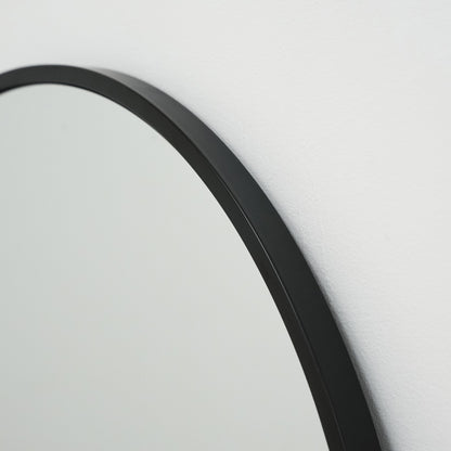Liberty - Specchio in Metallo ad Arco Nero a Figura Intera 160cm x 60cm