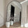 Liberty - Specchio ad Arco in Metallo Nero a Figura Intera 200cm x 120cm