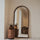 Lilia - Specchio ad Arco in Legno Scuro a Figura Intera 170cm x 80cm