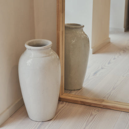 Lilia - Specchio Arcuato in Legno Chiaro a Figura Intera 170cm x 80cm