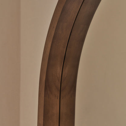 Lilia - Specchio ad Arco Full Length in Legno Caldo 170cm x 80cm